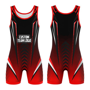 ชุดนักมวยปล้ำขายส่ง แบบสั่งทำ รุ่นใหม่ล่าสุด ชุดนักมวยปล้ำผ้าสแปนเด็กซ์พิมพ์ลายแบบซับลิเมชั่น ชุดนักมวยปล้ำชาย ชุดนักมวยปล้ำเด็ก - Product Image 1