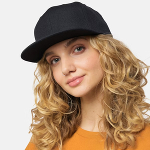 High Quality 6 Panel 3D Embroidery <b>Flat</b> Brim Breathable & Waterproof Canvas Trucker <b>Hat</b> Snapback Caps Unisex Fitted Four Seasons - Product Image 6