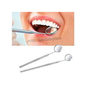 Miroir buccal dentaire manuel en acier inoxydable, poignée de 6,5 pouces, haute qualité, certifié CE, inspection dentaire professionnelle, nettoyage buccal - Product Image 5
