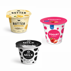 Impression personnalisée résistante à la chaleur, 150 ml, plastique PP polypropylène pour gobelet à yaourt et gobelet à dessert, fabriqué en Indonésie - Product Image 1