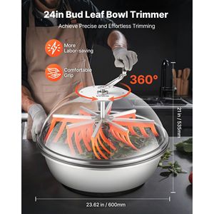 Trimmer Manuale per Foglie e Germogli da 24 Pollici con Lame Affilate in Acciaio Inossidabile per Taglio a Secco e Umido, Attrezzo da Giardino - Product Image 2