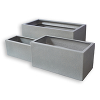 Pot Tanaman Bunga Dalam Ruangan 5L Tahan Cuaca Set Buren Model Buren Ramah Lingkungan Vietnam Desain Minimalis Planter