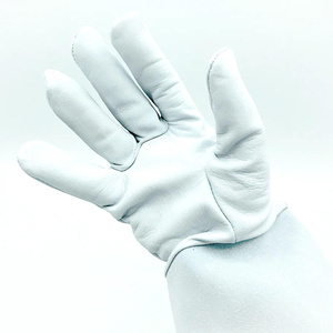 Gants de soudage TIG en cuir de mouton et de vache, résistants à l'abrasion et à la chaleur, pour la lutte contre les incendies, la construction et le barbecue - Product Image 3