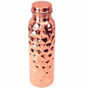 Premium Quality Large Eco-Friendly Reusable Copper <b>Bottle</b> with Pure Copper Vessel for Drinking - Product Image 1