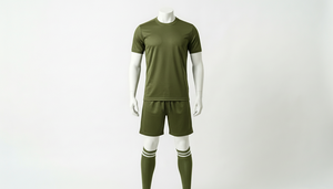 Tenue d'entraînement de football pour hommes, entièrement noire ou entièrement blanche, respirante, légère, pour la compétition estivale, pour adultes - Product Image 3