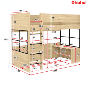 Cama litera inteligente Ohaha - GTTM022 - Product Image 6