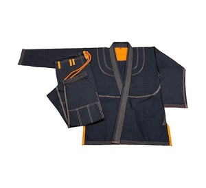Conjunto de Uniforme de Karate y Judo de Dos Piezas, Edición Premium, Elástico, Duradero, Ligero, Kimono de BJJ, Jiu-Jitsu, Artes Marciales, Poliéster/Algodón - Product Image 1