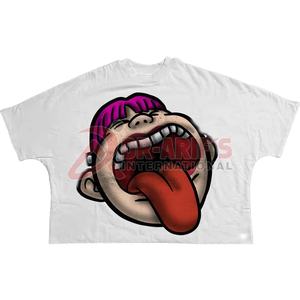 T-shirt court unisexe surdimensionné de haute qualité avec logo personnalisé vintage T-shirts pour hommes avec motif imprimé - Product Image 3