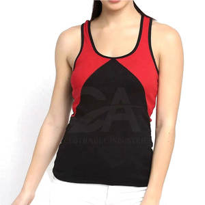 Camiseta sin mangas acanalada para mujer, top corto casual de verano, sexy, con cuello redondo, suave y elástica - Product Image 1