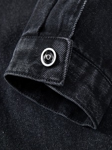 Fashion Casual Denim <b>Jackets</b> for Men 2026 Top Selling Plain Denim <b>Jackets</b> Men Customized Logo Denim Regular Sleeve Autumn Style - Product Image 4