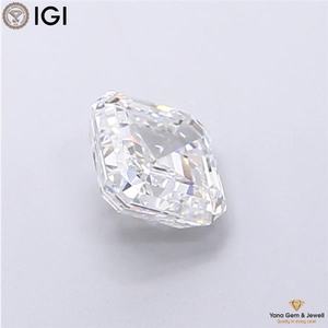Diamante Cultivado en Laboratorio CVD de 1.01 Quilates, Corte Asscher, con Certificado IGI, Color D, Claridad VS1, para Anillo Solitario Moderno Personalizado - Product Image 4