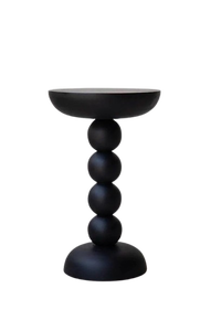 โต๊ะข้างอะลูมิเนียมทรงกลมทันสมัย โต๊ะกาแฟฐานทรงเสา ดีไซน์เนอร์ สำหรับใช้ในห้องนั่งเล่น โรงแรม คาเฟ่ - Product Image 3