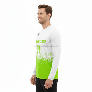 T-shirt à manches longues personnalisé par sublimation, vêtement de performance respirant pour les commandes en gros - Product Image 6