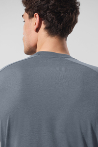 T-shirt décontracté pour homme en coton épais, coupe oversize, personnalisable avec logo, manches courtes, modèle vierge - Product Image 6