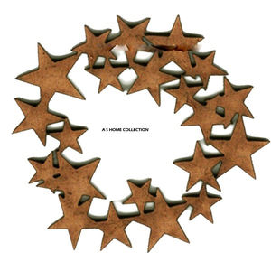 Corona Colgante de Metal Plateado Brillante, Hecha a Mano, Edición Limitada, Decoración Navideña Elegante para el Hogar, Sublimación en Blanco - Product Image 2