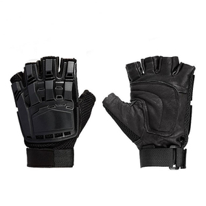 Wholesale Price HARAZ INTERNATIONAL Half <b>Finger</b> Eco-Friendly Leather Customizable Cycling Gloves for Unisex Four Seasons Outdoor - Product Image 2