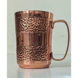 Classic Design Pure <b>Copper</b> <b>Mug</b> With Handle Eco Friendly Rust Resistance Durable <b>Mugs</b> For Water Drinking Household Uses - Product Image 1