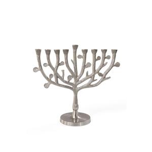 Décoration de mariage, chandelier de luxe à 9 bras, artisanat en métal doré, menorah, décoration de Hanouka, porte-bougie fait main - Product Image 4