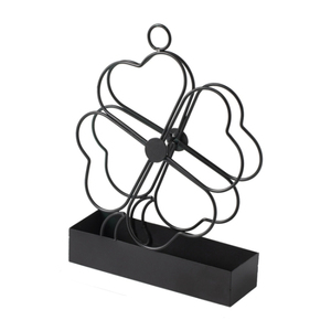 Modern Black Metal Coil Incense <b>Holder</b> With Spiral Design For Aromatherapy Use Coil Burner Handmade On Sale - Product Image 4