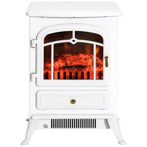 Caminetto Elettrico Moderno da 22 Pollici con Effetto Fiamma LED, 750W/1500W, in Vetro, per Uso Domestico e Alberghiero, Installazione a Incasso - Product Image 5