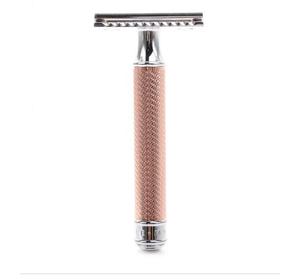 Maquinilla de Afeitar Clásica de Seguridad con Hojas de Doble Filo, Mango de Latón, Herramienta Profesional de Barbero, Afeitado Duradero para Hombres, Venta al por Mayor - Product Image 5