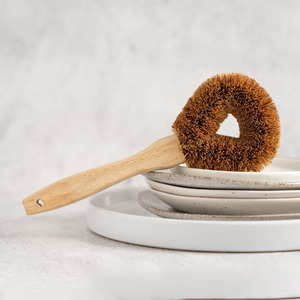 Natural fiber cleaning tools coconut coir scrubbing <b>brush</b> <b>bottle</b> scrubber <b>brushes</b> made in Vietnam - Product Image 4