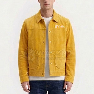 เสื้อแจ็คเก็ตหนังแท้น้ำหนักเบา สไตล์ลำลอง สำหรับผู้ชาย เหมาะกับกิจกรรมกลางแจ้งและสวมใส่ในชีวิตประจำวัน แห้งเร็ว ระบายอากาศได้ดี สำหรับฤดูหนาว - Product Image 2