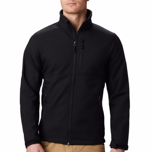 Veste softshell pour homme, imperméable, fermeture éclair intégrale, doublure polaire, col montant, pour la randonnée hivernale et les voyages de travail - Product Image 5