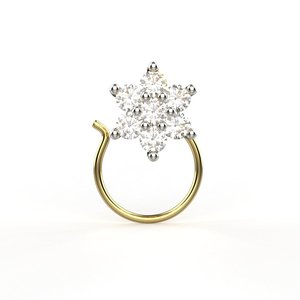 Pendientes Clásicos de Oro Amarillo con Diamantes, Corte Brillante Redondo, Diamante Natural Color G, Joyería para Uso Diario de Mujer - Product Image 1