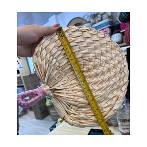 Wholesale Bamboo Handfan Handmade <b>Folding</b> Fan For Decorative Wedding Party Souvenir Premium Bamboo Craft Product - Product Image 1