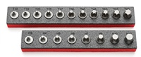 Juego de 27 Puntas de Destornillador de Perfil Bajo con Llave de Trinquete de 13 mm, Herramientas Manuales Resistentes al Óxido, Estuche Rígido OEM