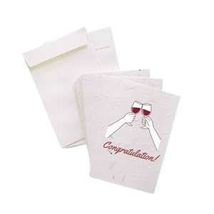 Custom Logo Eco-Friendly Planting Biodegradable Seed Cards With Fully Visible Seeds congratulation Card for Small Business - Product Image 2