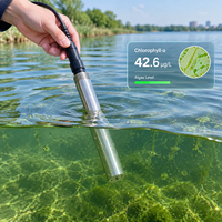 Capteur de chlorophylle sans balais en ligne pour la surveillance des eaux à forte teneur en algues, méthode de fluorescence 0-500 mg/L, profondeur d'eau 60 m, RS485 MODBUS