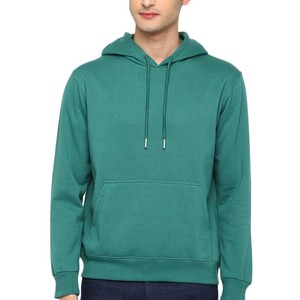 Sweat à capuche zippé en molleton 100 % coton pour homme, personnalisable avec broderie et motif uni, idéal pour l'hiver, tricoté, fermeture éclair intégrale – Vente en gros Basics - Product Image 2