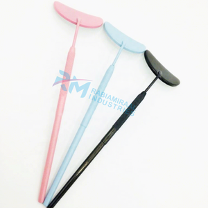 กระจกแต่งหน้าแบบใช้ด้านเดียว สีชมพู/ฟ้า/ดำ 3 สีเคลือบผง  สำหรับต่อขนตา อุปกรณ์เสริมความงามขนตา - Product Image 5