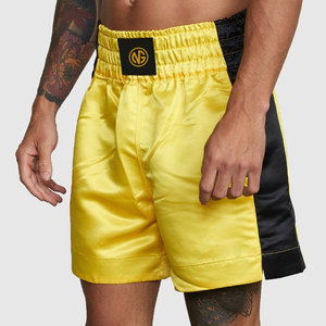 Shorts de boxe légers, confortables, de haute qualité, en polyester/nylon, séchage rapide, taille élastique, fabriqués au Pakistan pour la vente en ligne - Product Image 2