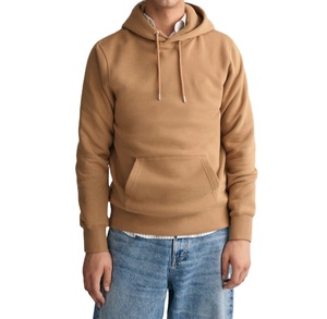 Alta calidad 2025 hombres Casual Sport Terry cuello redondo Sudadera con capucha patrón transpirable de gran tamaño y pesado para las estaciones de Otoño Invierno - Product Image 1