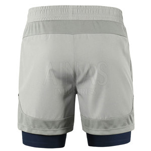 Shorts de sport pour hommes, haute performance, solides, décontractés, respirants, légers, séchage rapide, conçus pour l'entraînement physique, la course à pied intense - Product Image 3