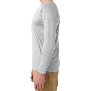 T-shirts classiques pour hommes à manches longues, confectionnés en tissu de coton doux, respirant et confortable pour un usage quotidien et un style décontracté. - Product Image 3