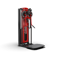 Équipement de fitness QLI : Machine multifonctionnelle sur pied avec pile de poids de 120 kg, réglable, en acier, pour usage domestique et commercial, pour le renforcement du dos
