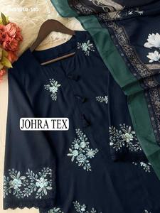 Conjunto de Kurti-Pantalón y Dupatta Recto, Listo para Usar, Bordado, de Rayón y Algodón de Primera Calidad, Fabricante de Surat, Moda Femenina - Product Image 2