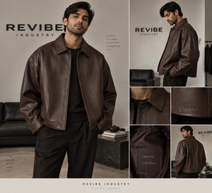 Luxury Espresso <b>Brown</b> Genuine <b>Leather</b> <b>Jacket</b> <b>Men</b> Oversized Fit Premium Casual Streetwear Winter Front Eco-Friendly Breathable - Product Image 4