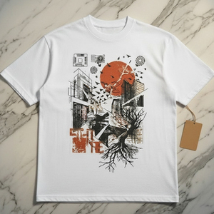 T-shirts pour hommes en coton 100% - Coupe ample - Manches courtes - Respirants - Confortables - Haute qualité - Poids lourd - Grandes tailles - Product Image 1