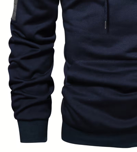 Conjunto Deportivo Informal de Dos Piezas para Hombre, con Capucha, Tejido, Transpirable, Estilo Hip Hop, con Múltiples Bolsillos, Otoño, Poliéster/Algodón - Product Image 6