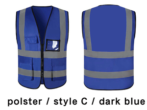 เสื้อกั๊กนิรภัย Hi-Vis ใหม่เสื้อแจ็กเก็ตขับรถสะท้อนแสงเสื้อกั๊กนิรภัยสำหรับคนงานกลางคืน - Product Image 1