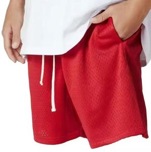 Custom Men Flame Printed Heavyweight Mesh Fitness <b>Shorts</b> Breathable Workout Summer Wear OEM ODM Wholesale Supplier Drawstring - Product Image 6