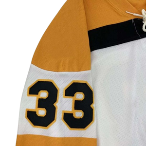 Maillot de hockey sur glace personnalisé imprimé par sublimation pour hommes, respirant, séchage rapide, avec nom, numéro et design d'équipe personnalisés - Product Image 4