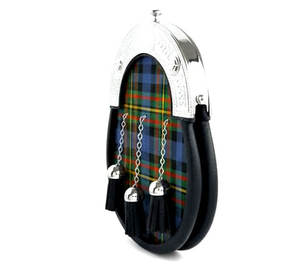 Sporran Maclellan <b>Tartan</b> Leather Eco-Friendly Customized <b>Material</b> Scottish Traditional Highland Outdoor Activities - Product Image 2