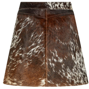 Shorts Mini de Cuero Vacuno Personalizados para Mujer, con Pelo Natural, Estilo Western, Estampado de Vaca - Product Image 5