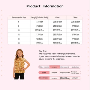 Haut de danse latine pour filles de 6 à 16 ans, costumes brillants métalliques pour concours, vêtements de danse pour spectacles sur scène, fêtes et spectacles - Product Image 6